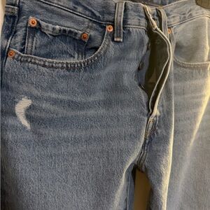 Levi's Blue Ankle & Cropped Jeans